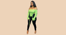 Load image into Gallery viewer, Sexy Off Shoulder Longsleeve Crop Top