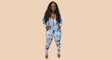 Load image into Gallery viewer, Butterfly Print Plus Size Jumpsuit
