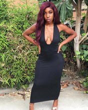 Load image into Gallery viewer, Sleek Backless Bodycon Dress