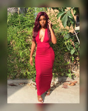 Load image into Gallery viewer, Sleek Backless Bodycon Dress