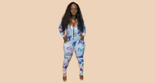 Load image into Gallery viewer, Butterfly Print Plus Size Jumpsuit
